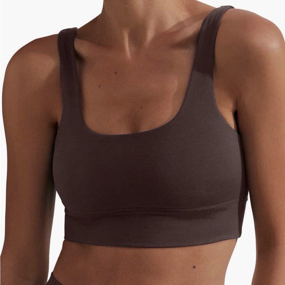 Varley NEW Size Large FreeSoftCori Spirts Bra Mfg$72 Coffee Bean
